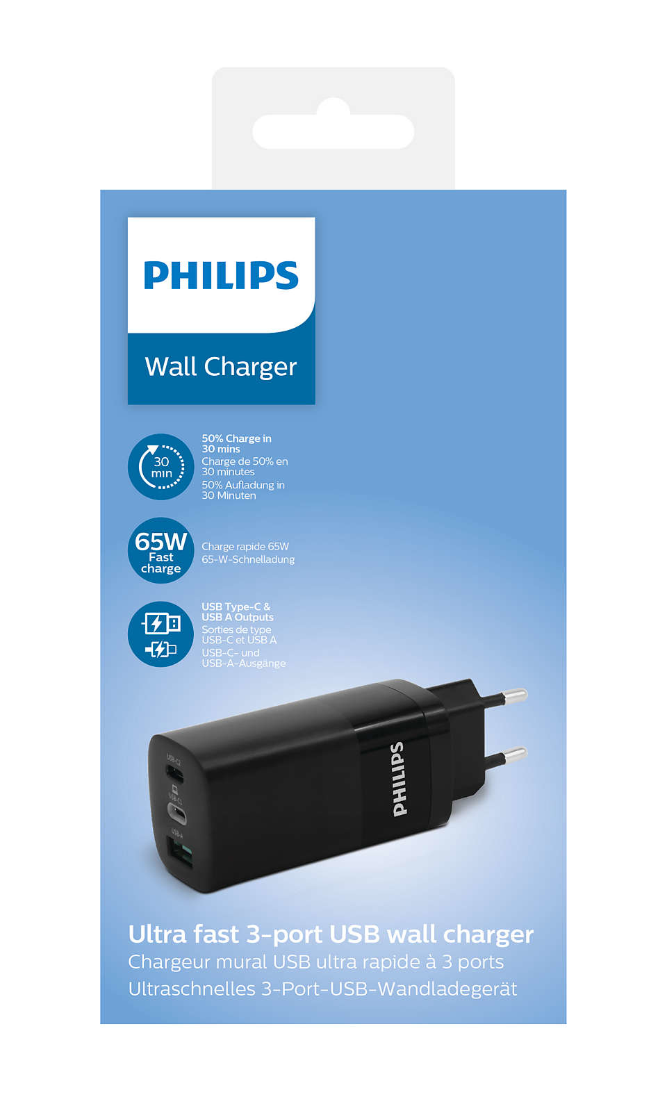 Philips DLP2681/12 mobile device charger Universal Black AC Indoor – image 2