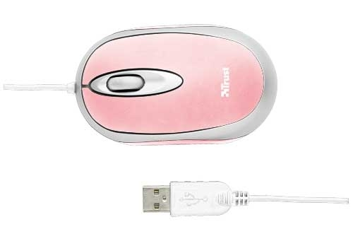 Trust Mini Travel Mouse - Pink, 6 Pack – image 4
