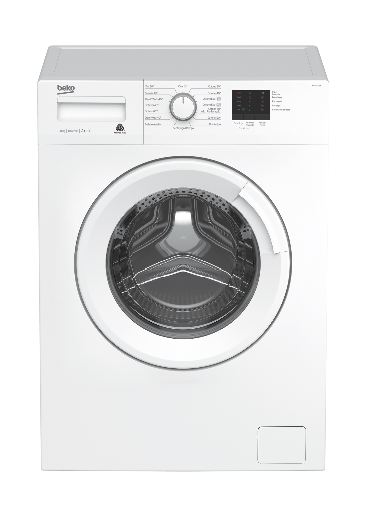 Beko WCX81031W washing machine Front-load – image 1