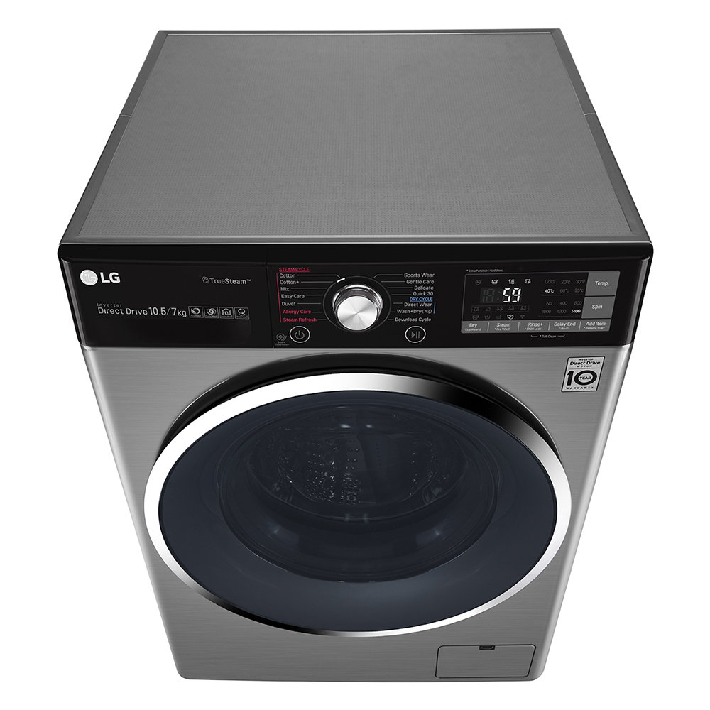LG F4J9VHP2TD washer dryer Freestanding Front-load Grey – image 9