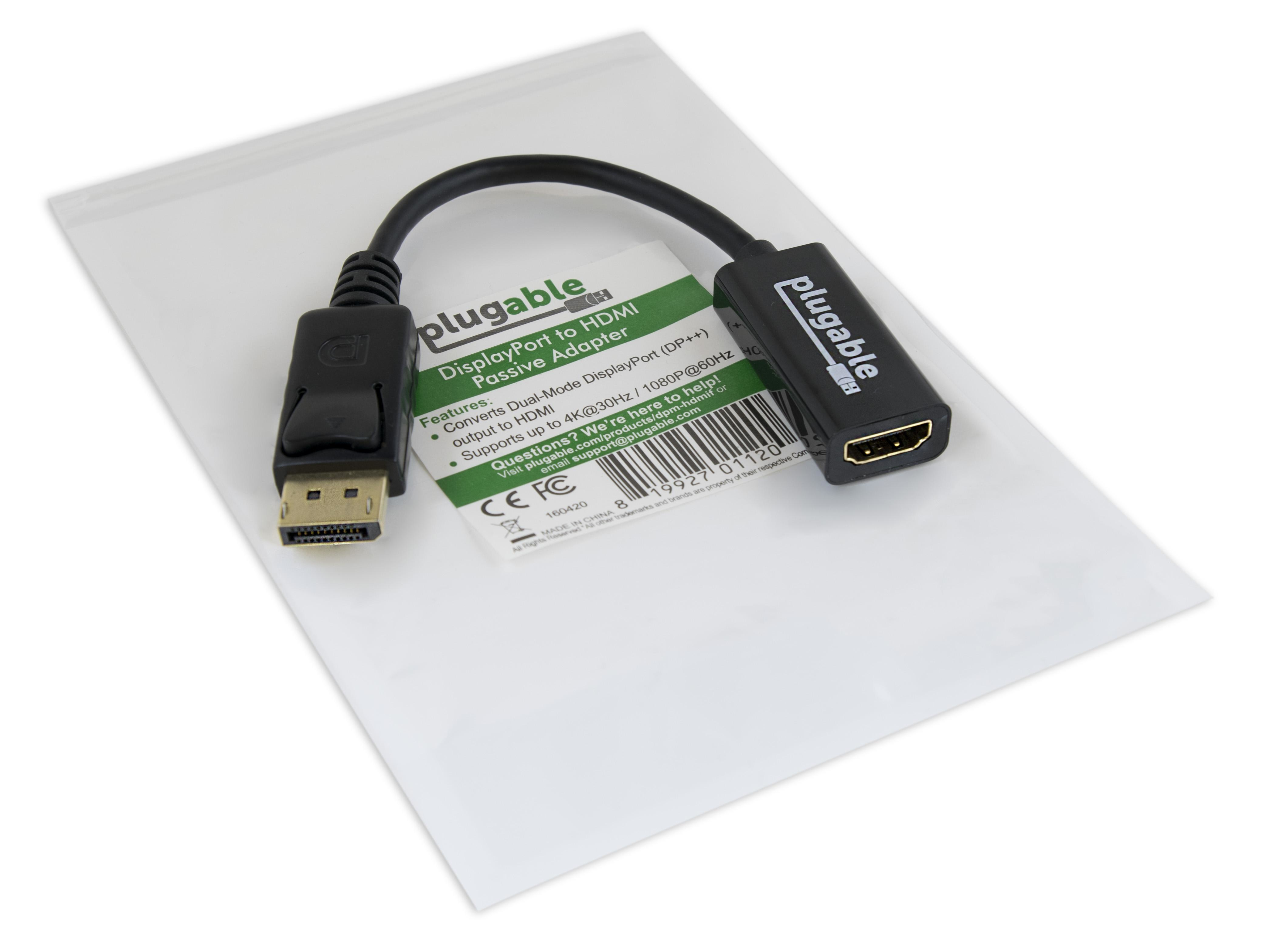 Resim Plugable DPM-HDMIF DisplayPort - HDMI Adaptörü, 4K@30Hz