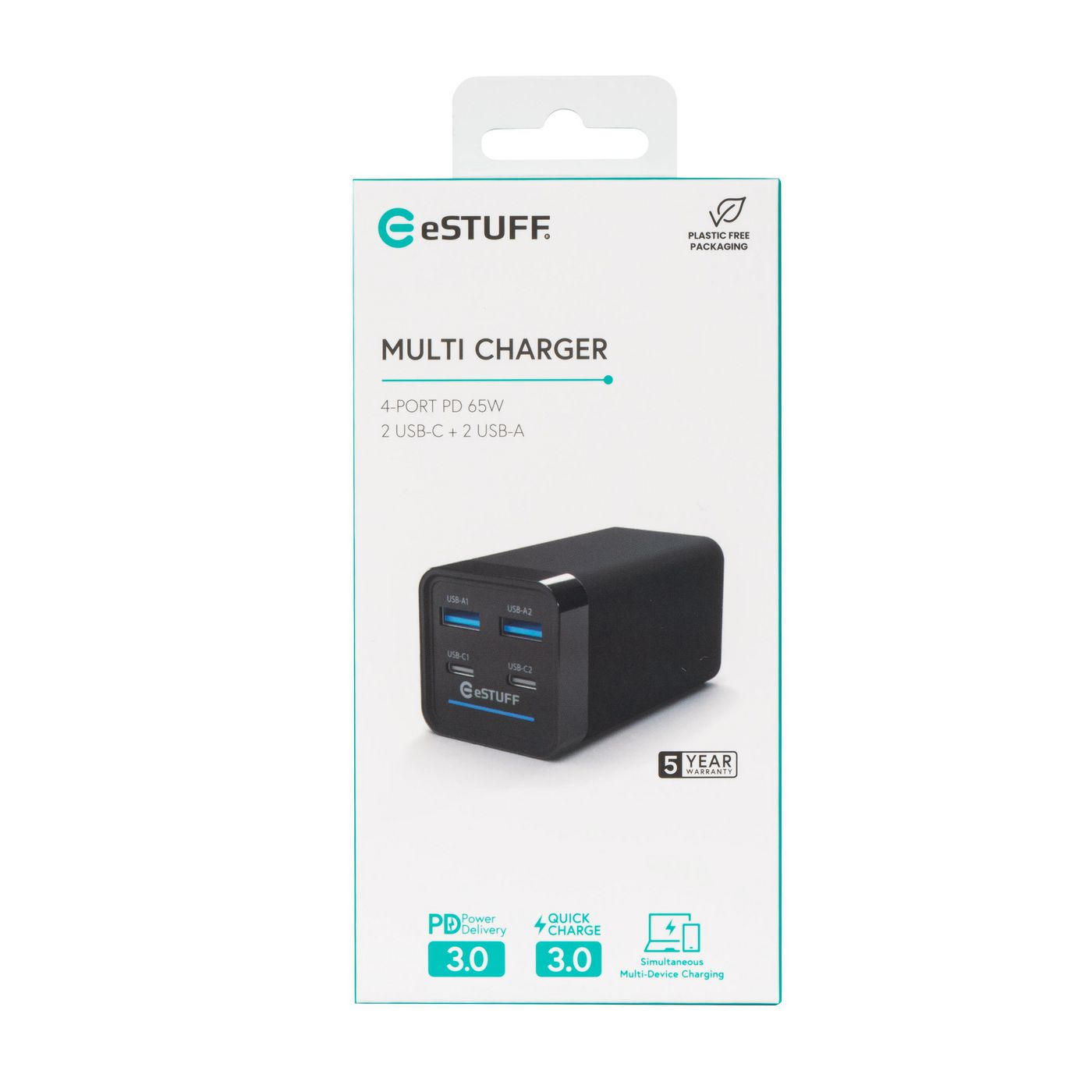 eSTUFF ES635200 mobile device charger Laptop Black AC Fast charging Indoor – image 8
