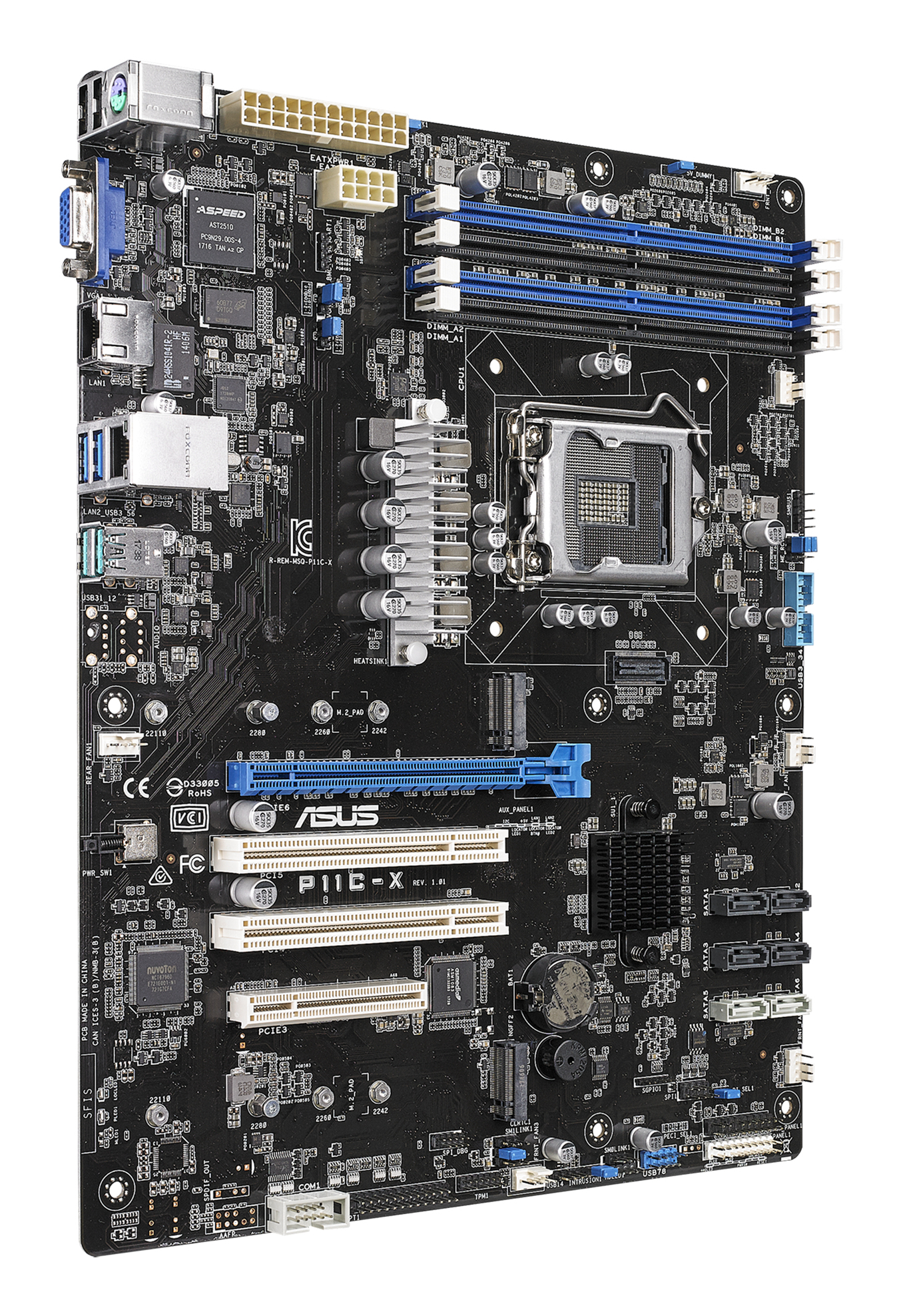 ASUS P11C-X Intel C242 LGA 1151 (Socket H4) ATX – image 3
