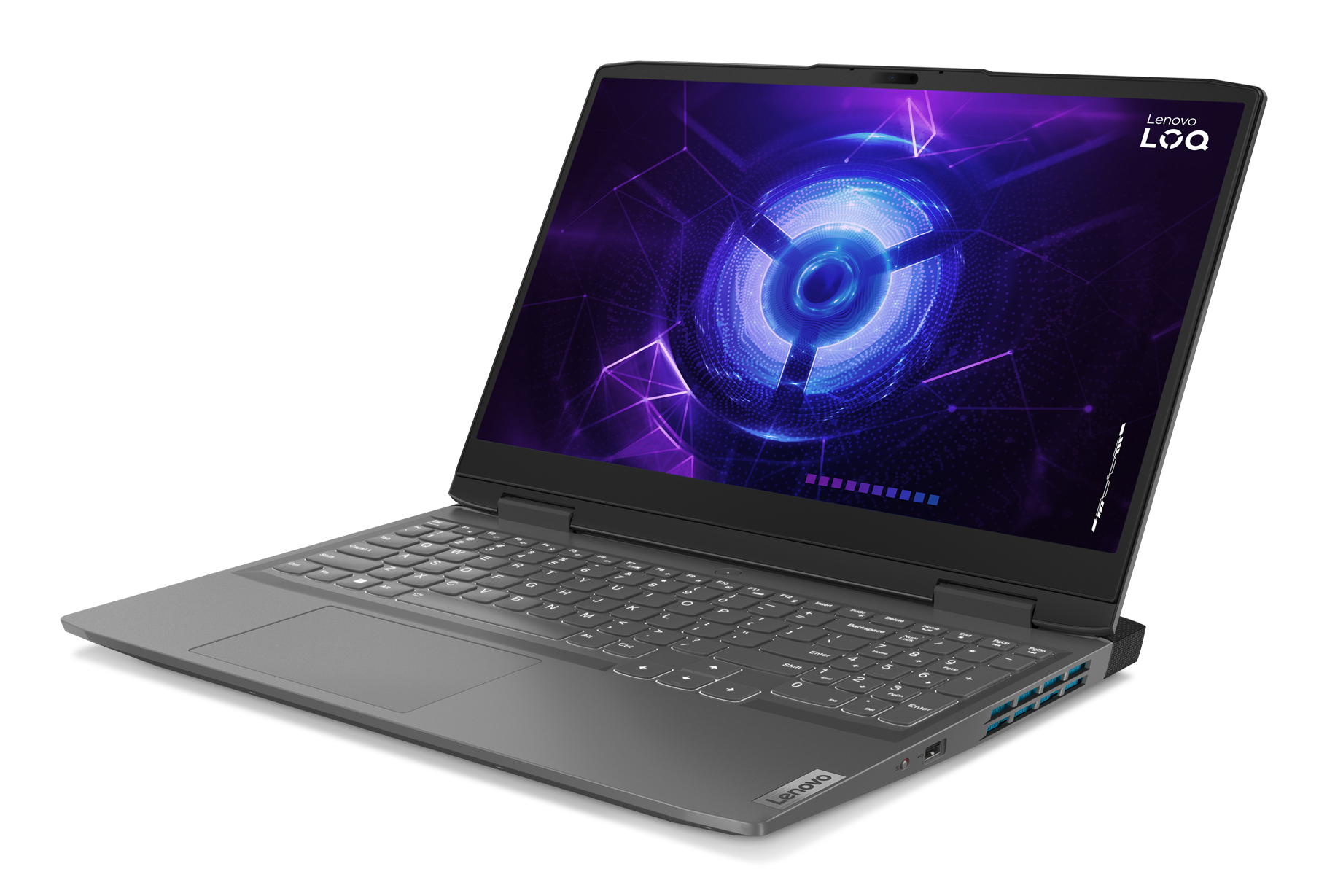 Lenovo LOQ i5-12450H 8GB 512GB W11H Intel® Core™ i5 Laptop 39.6 cm (15.6″) DDR5-SDRAM SSD NVIDIA GeForce RTX 3050 Wi-Fi 6 (802.11ax) Windows 11 Home Grey image 3