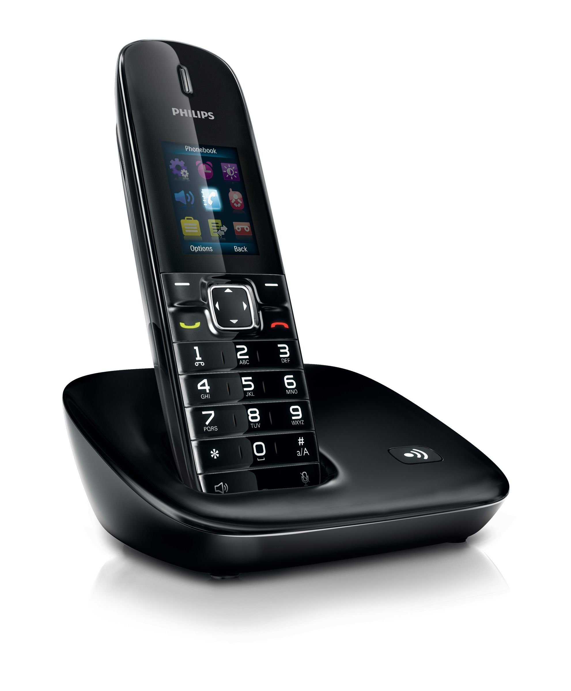 Philips BeNear CD6801B/DE telephone DECT telephone Caller ID Black