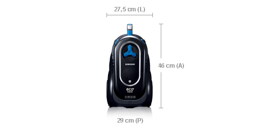 Samsung SC87H0 2 L Cylinder vacuum Dry 1400 W Bagless – image 2