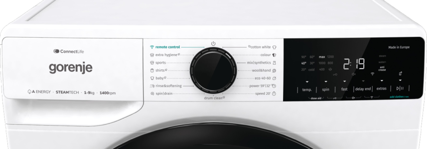 Gorenje WNA94ARWIFI washing machine Front-load – image 7