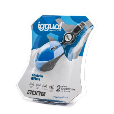 iggual PSI09186 mouse Travel Ambidextrous USB Type-A Optical 1200 DPI – image 2