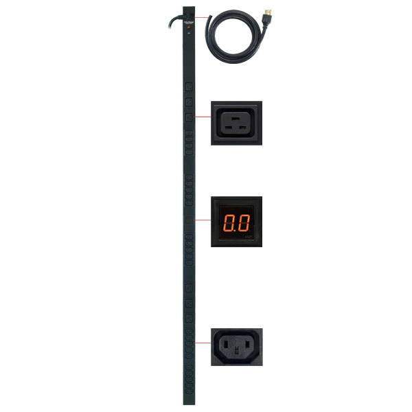CyberPower PDU20MVHVIEC30F power distribution unit (PDU) 30 AC outlet(s) 0U Black – image 2