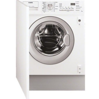 AEG L61270WDBI washer dryer Built-in Front-load White