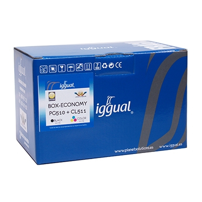 iggual PSIBE15 ink cartridge Black, Cyan, Magenta, Yellow – image 1