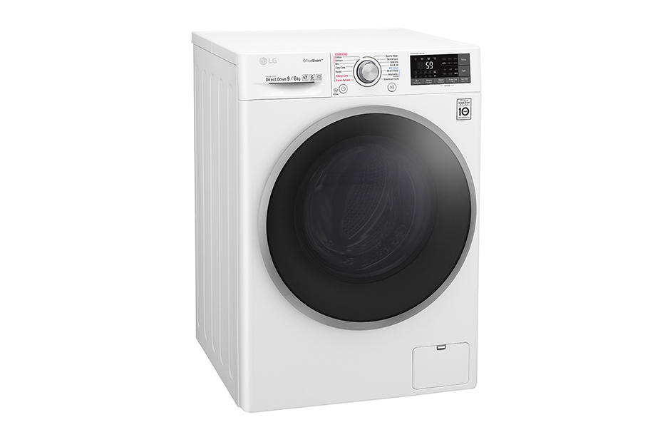 LG F4J7FH1W washer dryer Freestanding Front-load Black, White – image 2