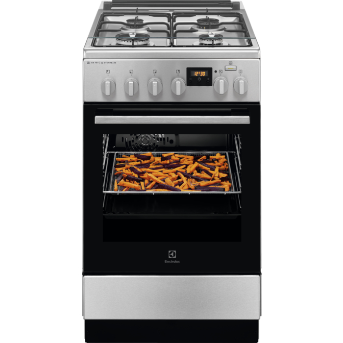 Electrolux LKK564201X Freestanding cooker Electric/Gas Gas Stainless steel – image 1