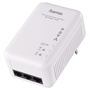 Hama Powerline 200 Mbps 11N WLAN Adapter – image 1
