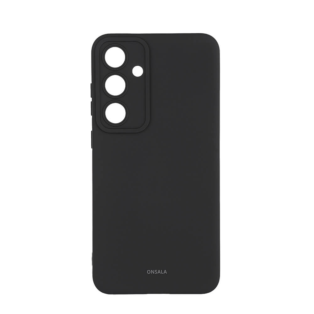 Onsala Phone Case with Silicone Feel Black - Samsung S24+