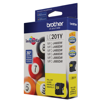 Brother LC201Y ink cartridge 1 pc(s) Original Standard Yield Yellow – image 5