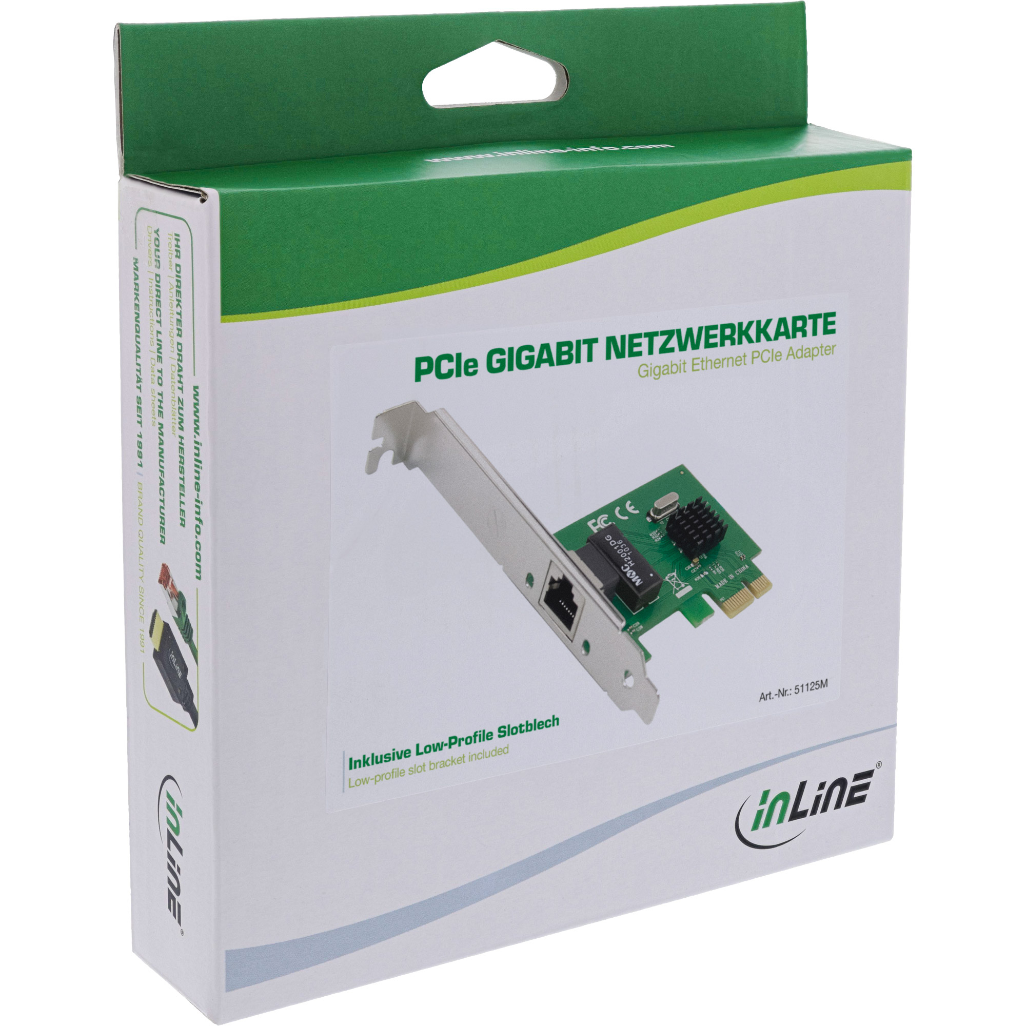 InLine Gigabit Network Card 1x RJ45 – image 5