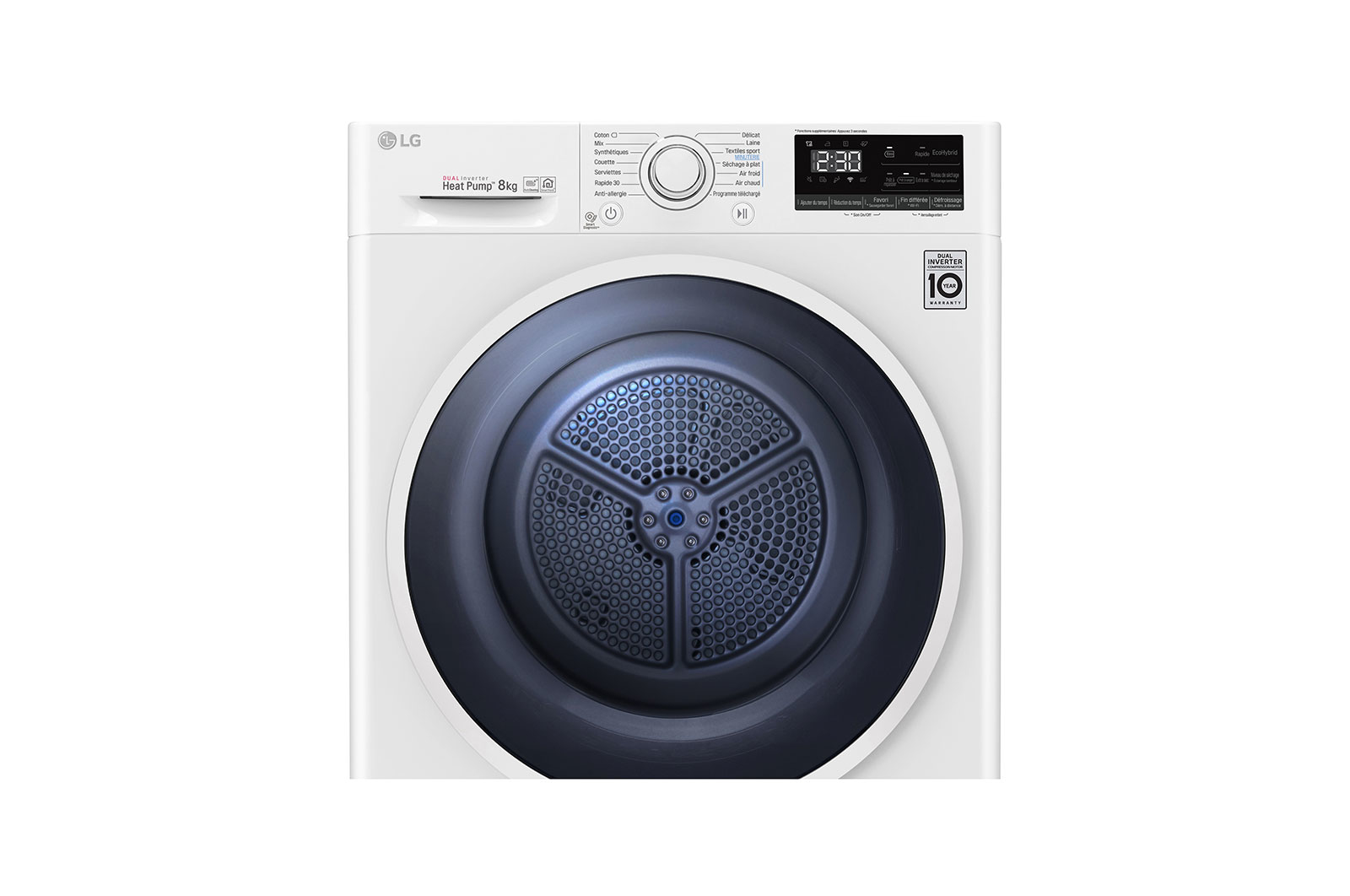 LG RH8030WH tumble dryer Freestanding Front-load – image 4