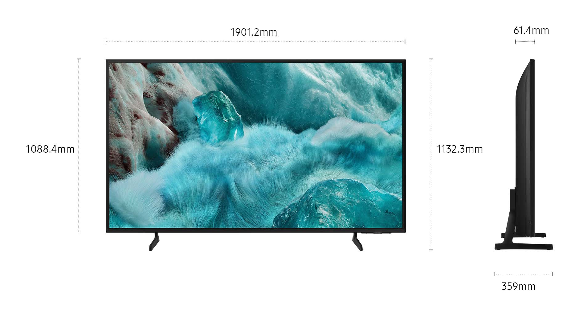 Samsung Smart TV QLED 85 4K Ultra HD QE85Q7FAAUXZT Televisore — photo 4
