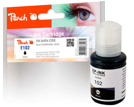 Peach 320512 ink cartridge 1 pc(s) Compatible Standard Yield Black