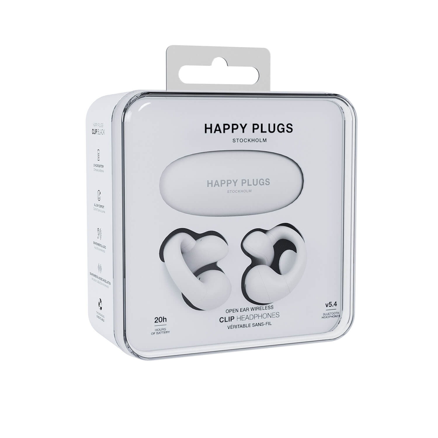 Happy Plugs Clip langattomat kuulokkeet, valkoinen – image 2