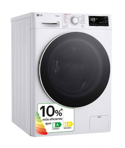 LG F4DR5509A0W washer dryer Freestanding Front-load White – image 2
