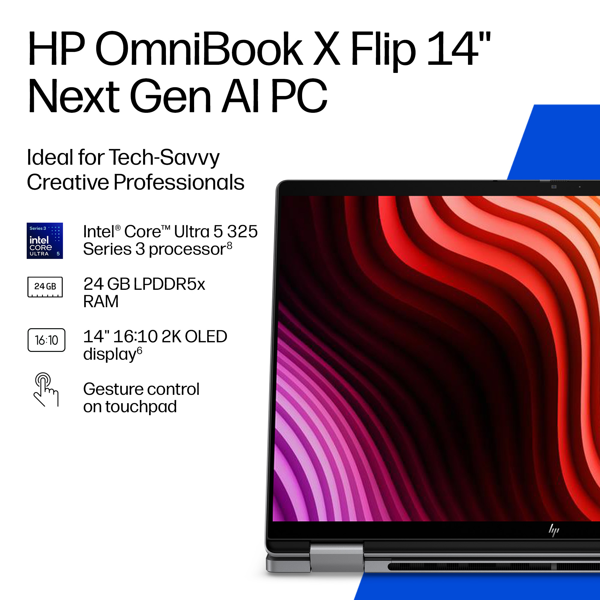 HP DQ9F5EA laptop Copilot+ PC Intel Core Ultra 7 356H – image 4
