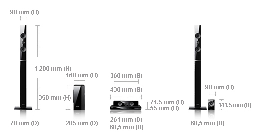 Samsung HT-E5530 home cinema system 5.1 channels – image 4