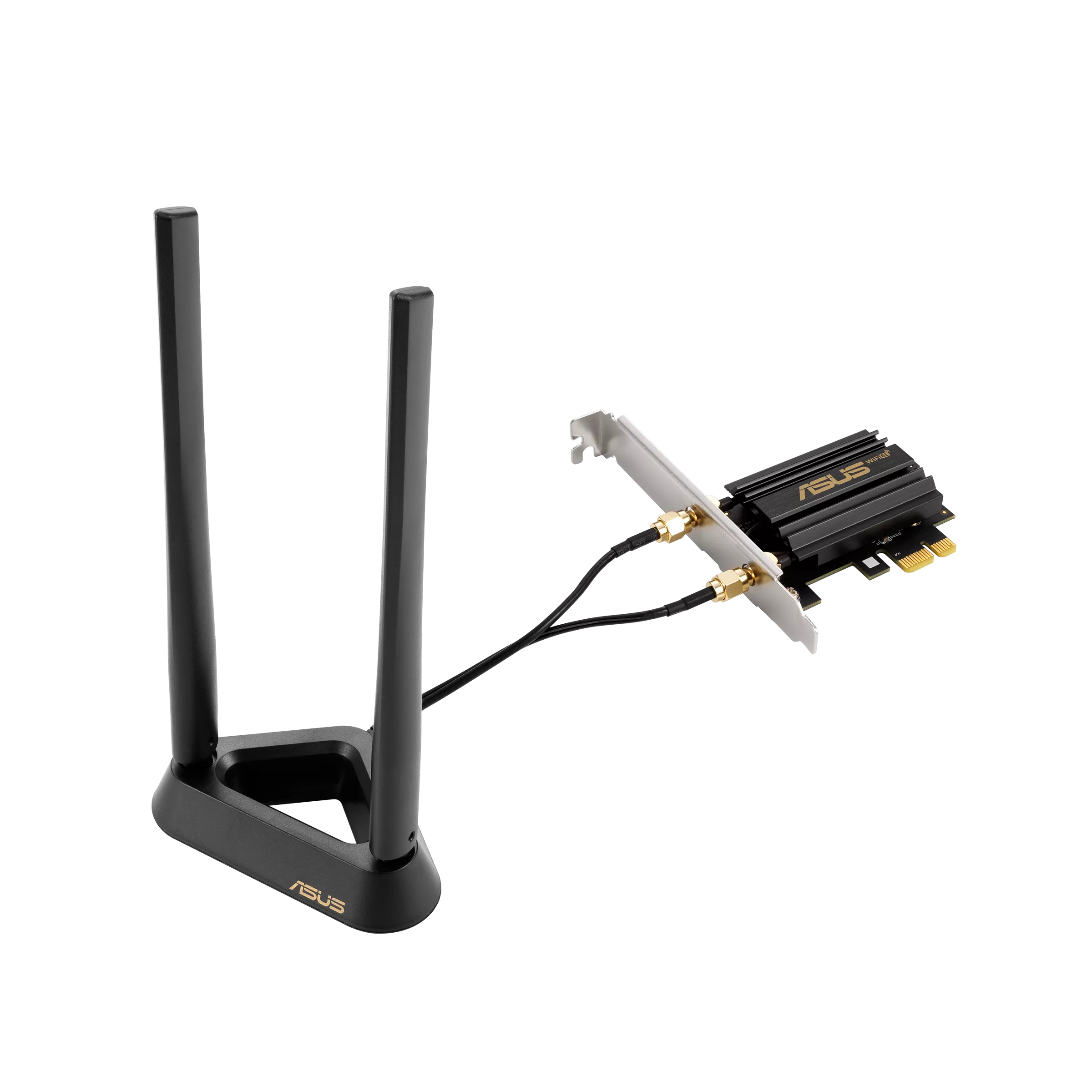 Resim ASUS PCE-AXE59BT AXE5400 Üç Bant Wi-Fi 6E Bluetooth 5.2 PCI Express Ağ Adaptörü