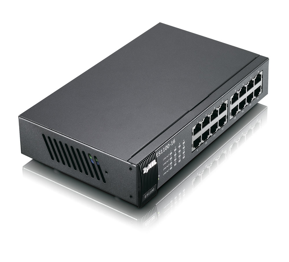Zyxel ES1100-16 Unmanaged Black – image 2