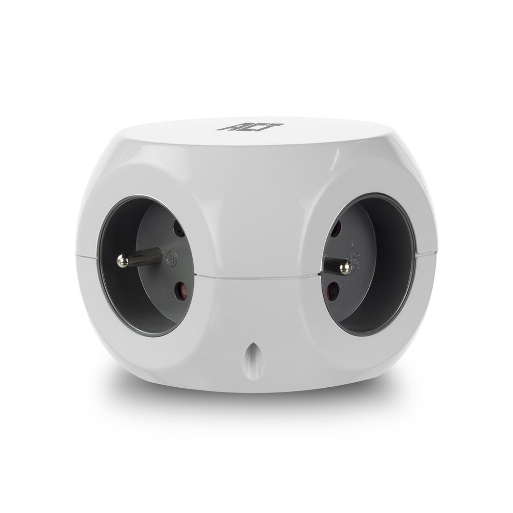 ACT Power socket cube (PDU) with 3 sockets, USB-A ports, 1.5m (Belgium) – image 3