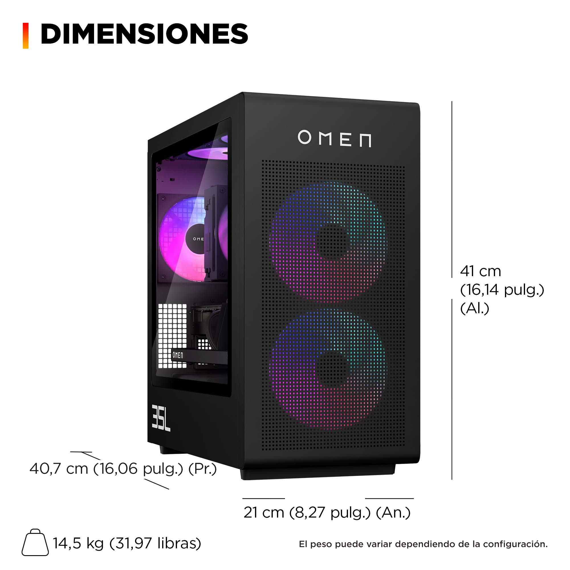 PC gaming OMEN 35L GT16-1001ns - imagen 6