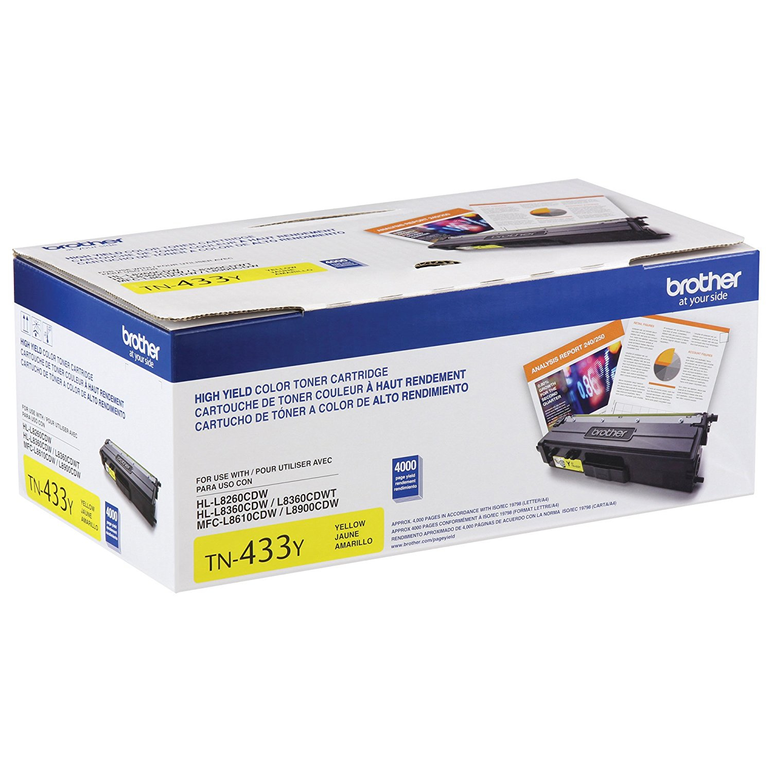 Brother TN-433Y toner cartridge 1 pc(s) Original Yellow – image 7