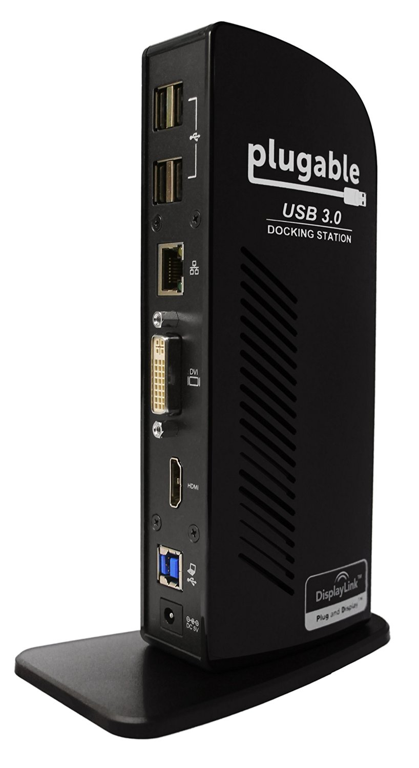 Plugable Technologies UD-3900 laptop dock/port replicator Wired USB 3.2 Gen 1 (3.1 Gen 1) Type-B Black – image 2