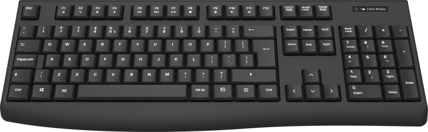 eSTUFF G200 keyboard Office RF Wireless QWERTY US International Black – image 2