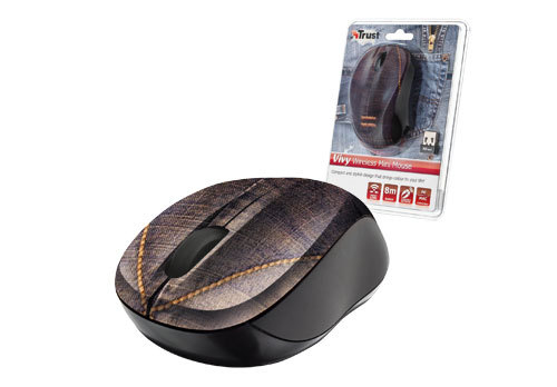 Trust Vivy Wireless Mini Mouse - Denim Jeans – image 2