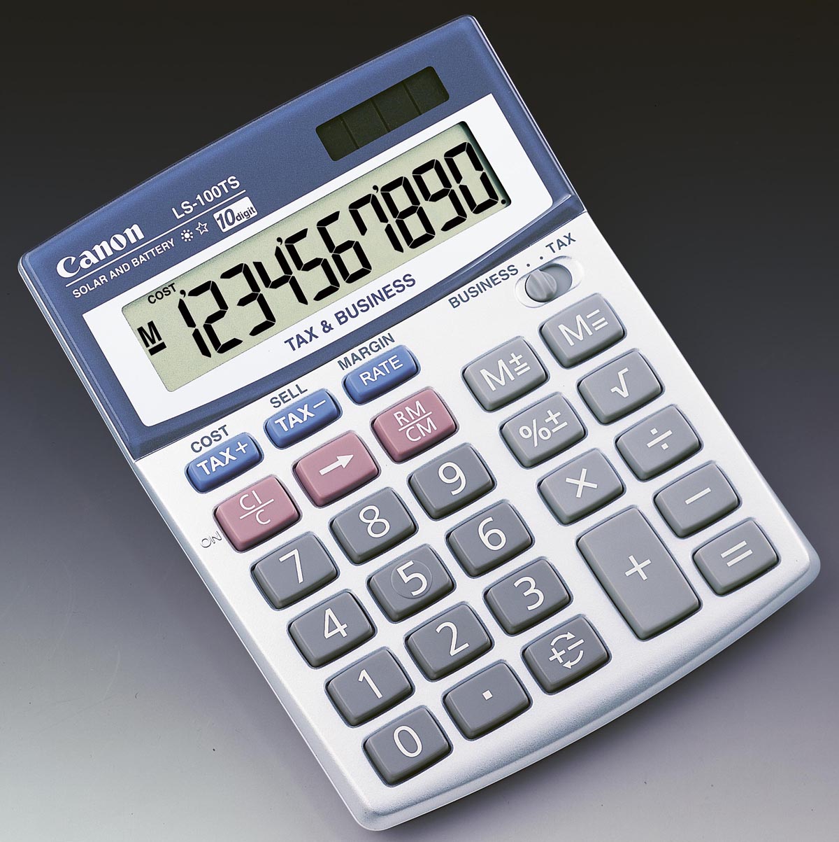 Canon LS-100TS calculator Display Silver