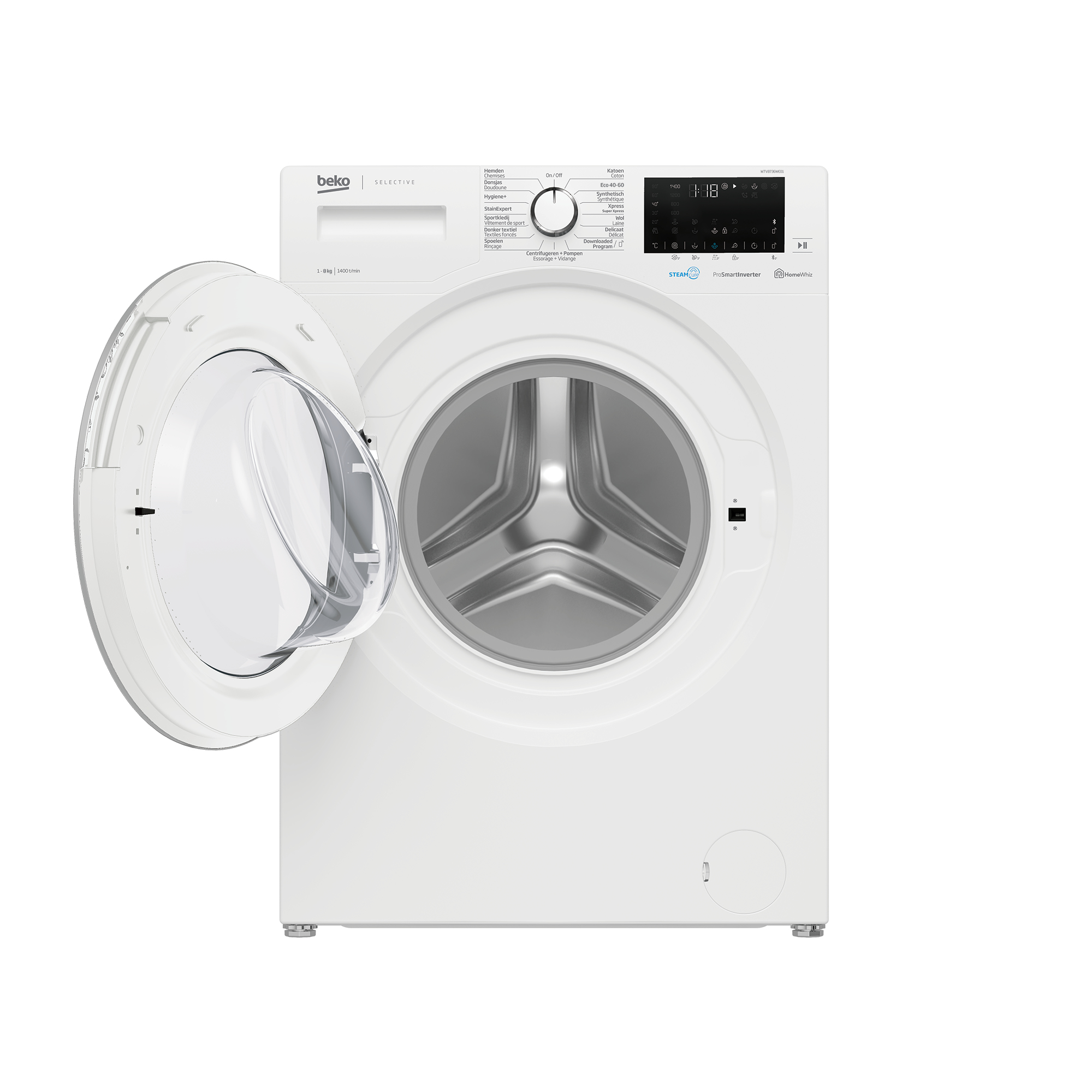 Beko WTV8736WC01 washing machine Front-load – image 3