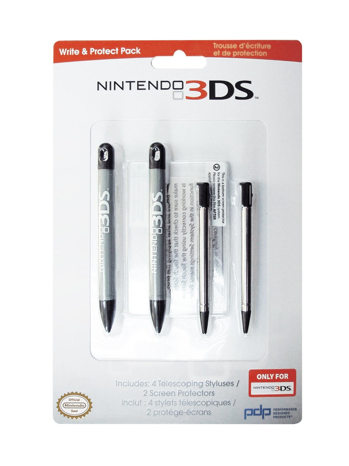PDP B004KPH7PC stylus pen Black, Silver