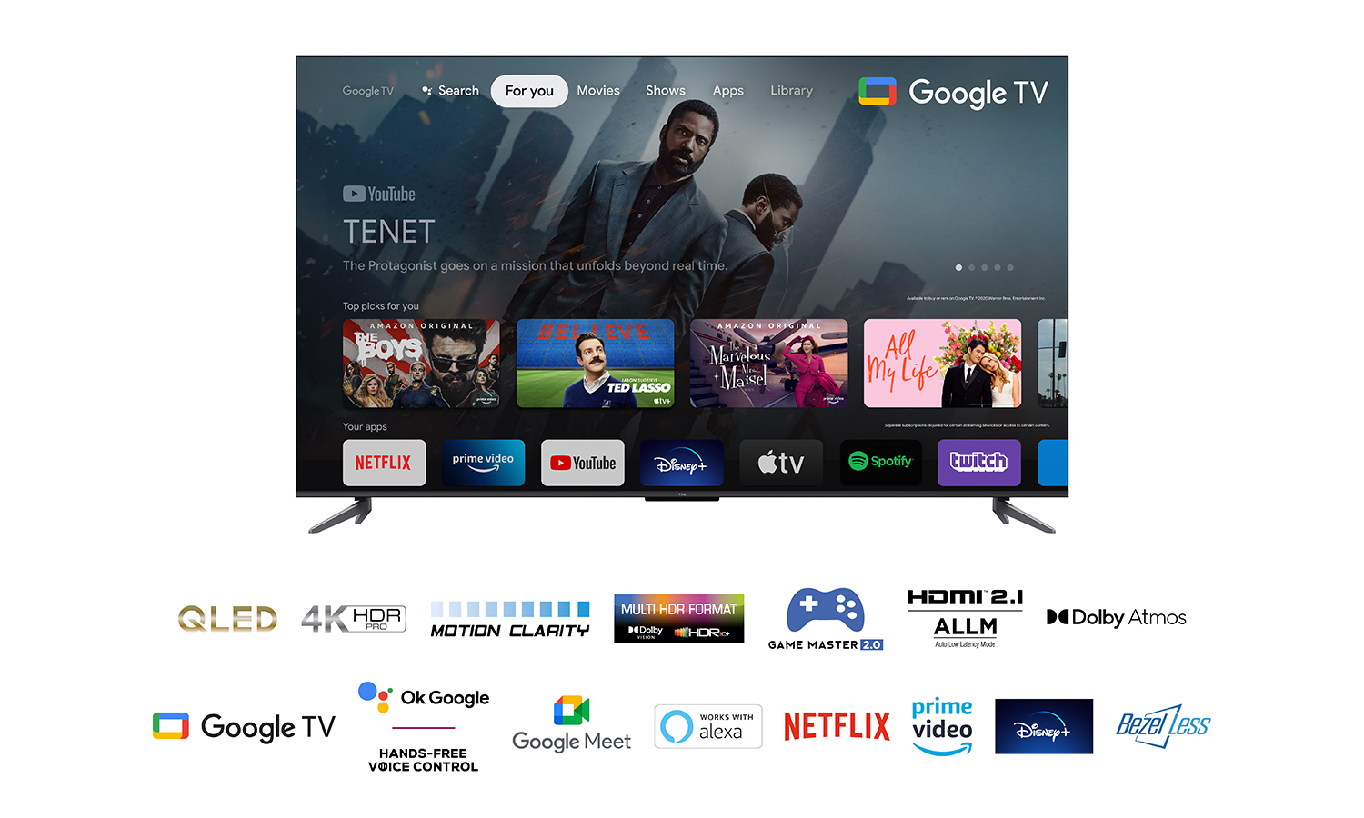 Téléviseur LED TCL 50C649 126 cm UHD 4K Quantum Dots — photo 6
