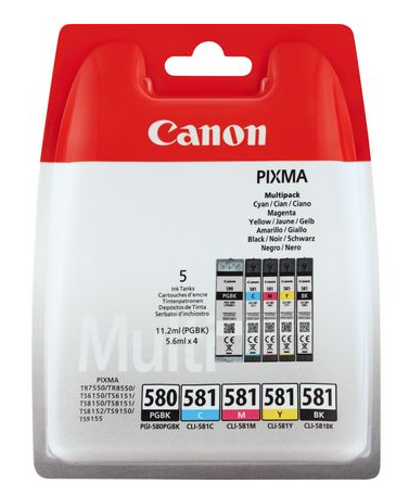 Canon 2024C006 ink cartridge 5 pc(s) Original Black, Cyan, Magenta, Yellow