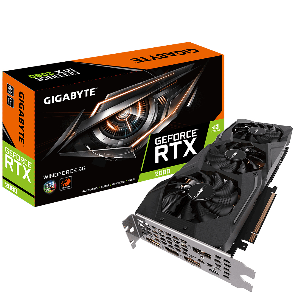 GIGABYTE GeForce RTX 2080 WINDFORCE 8G – image 1