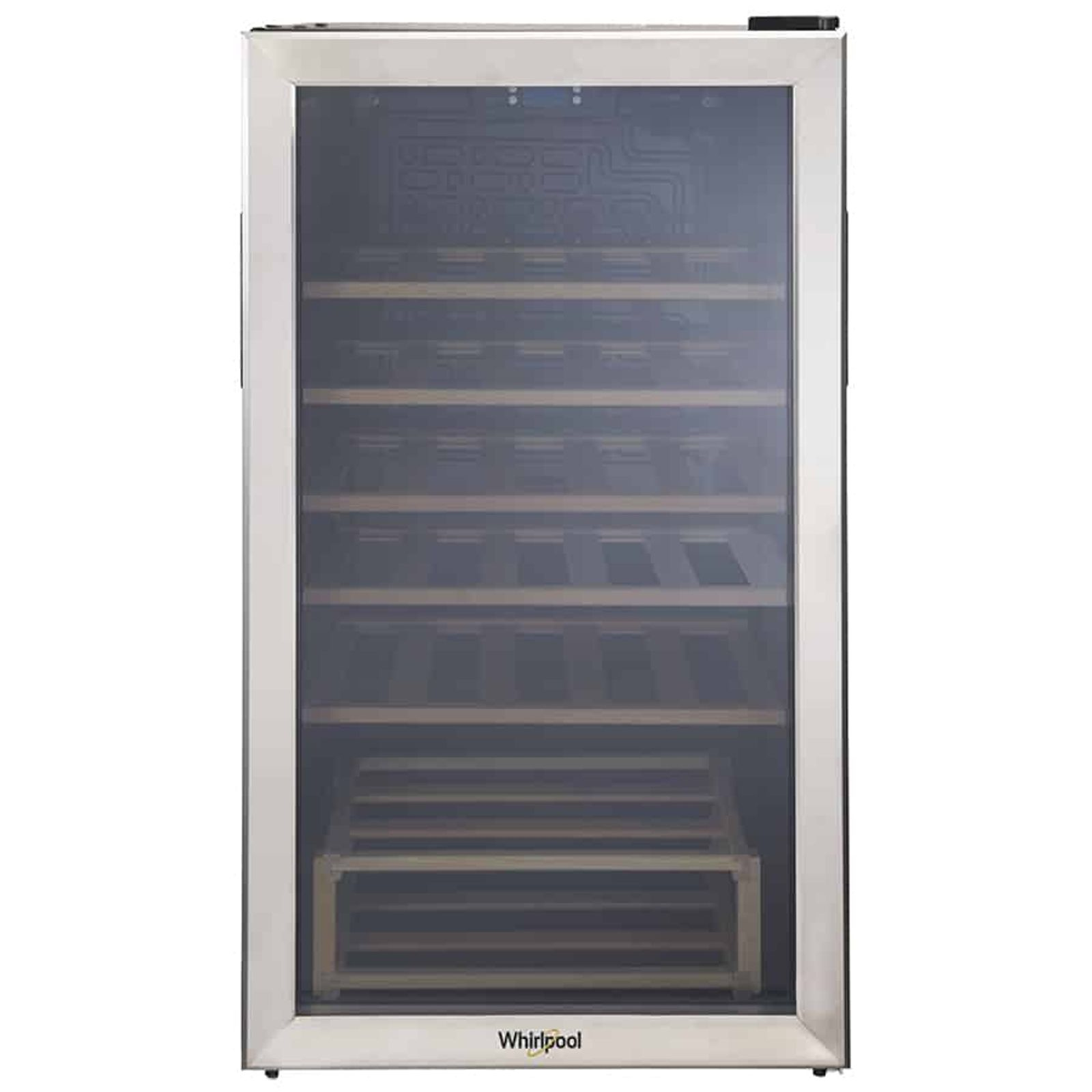Whirlpool WW3310S wine cooler Thermoelectric wine cooler Freestanding Grey 33 bottle(s)