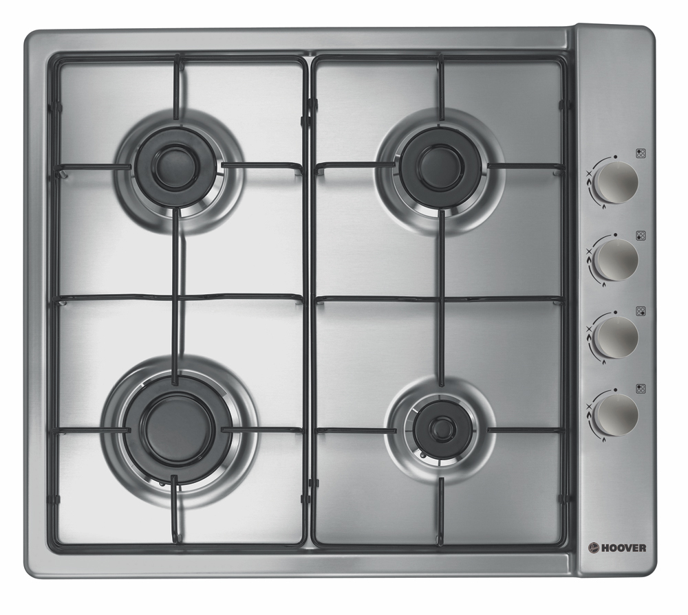 Hoover HGL64SPX Stainless steel Built-in Gas 4 zone(s)
