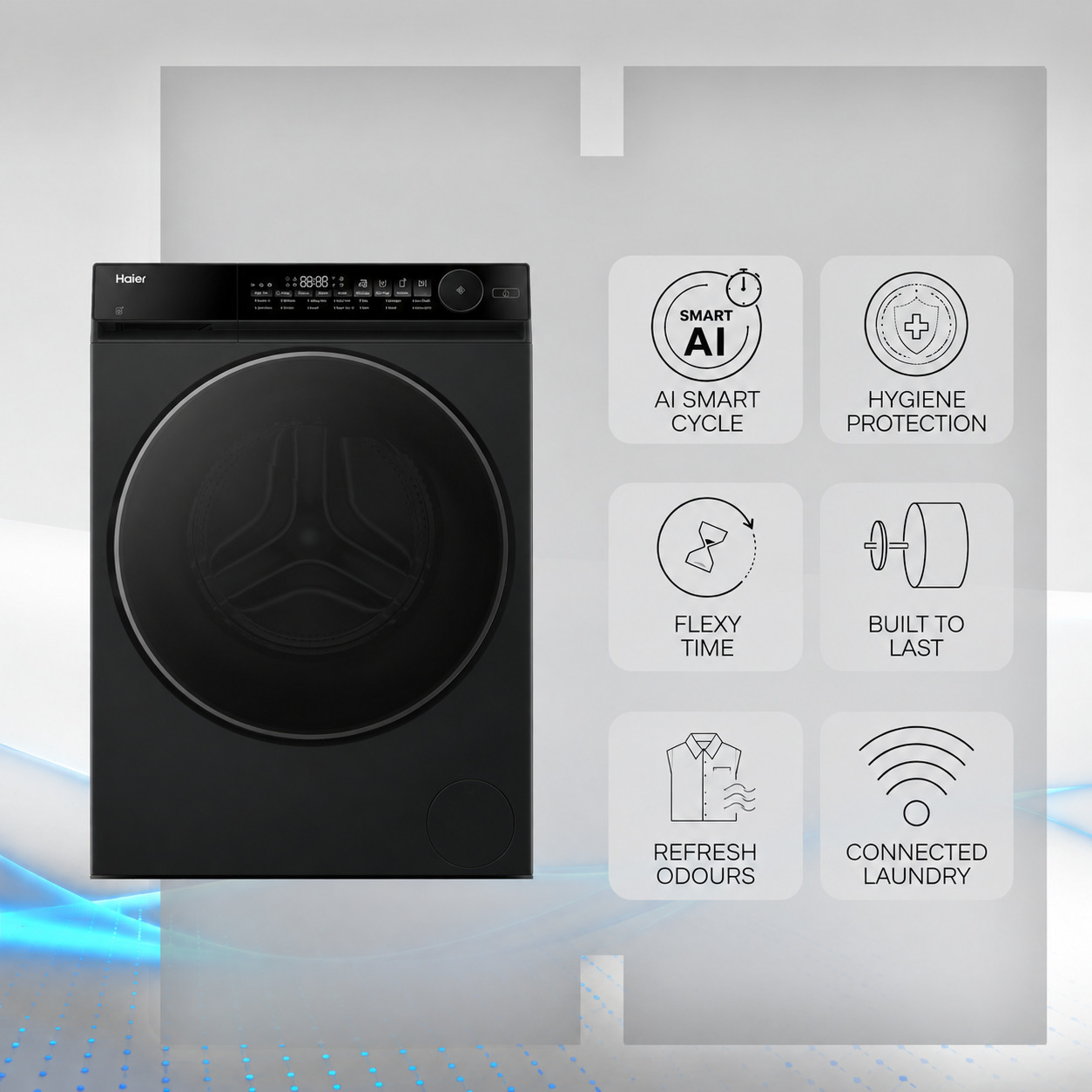 Haier 31021242 washing machine Front-load – image 3