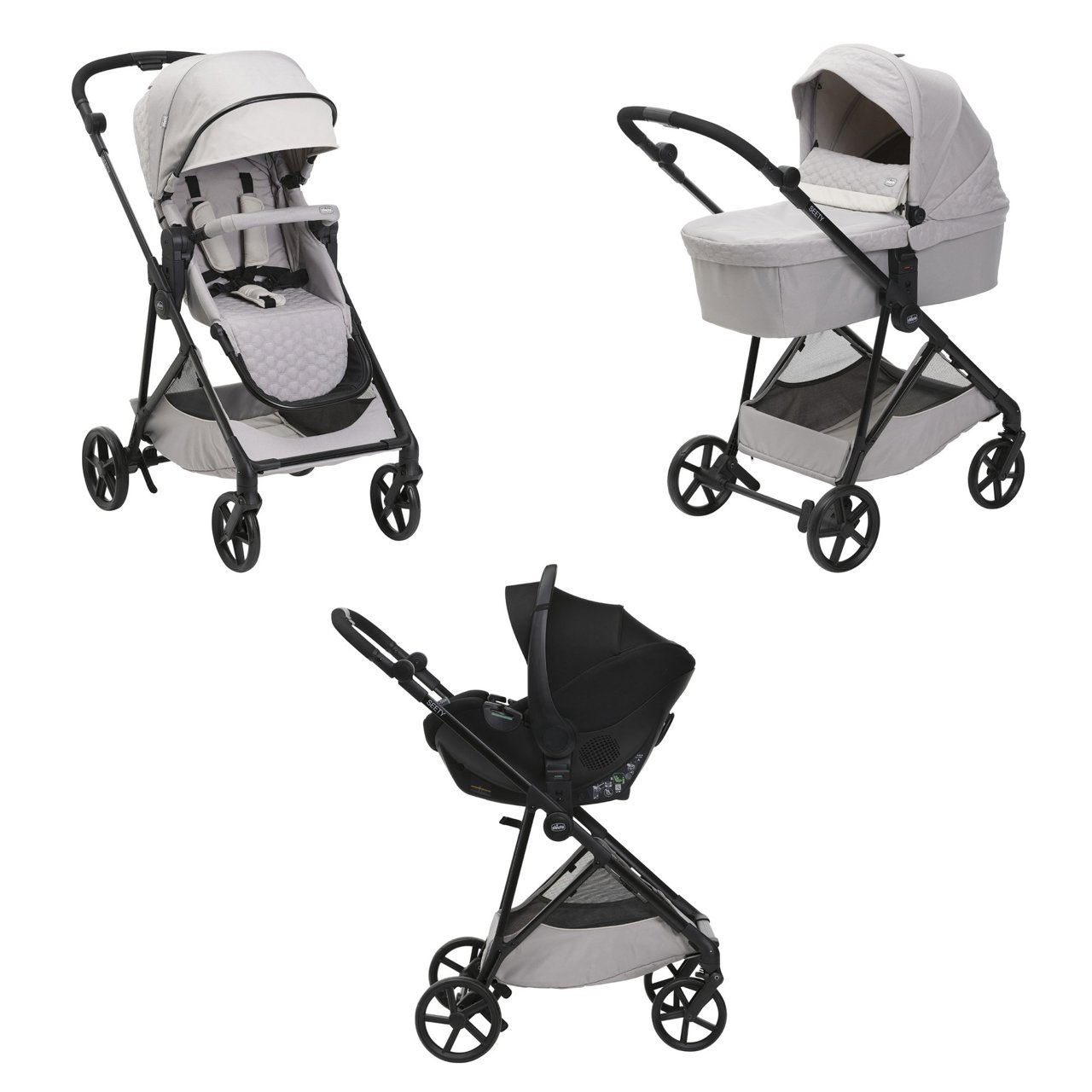 Chicco Seety Geleneksel Bebek Arabası - Bej