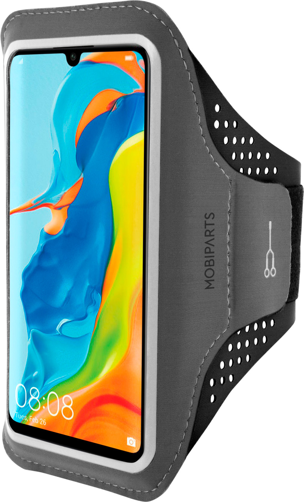 Mobiparts Comfort Fit Sport Armband Huawei P30 Lite Black