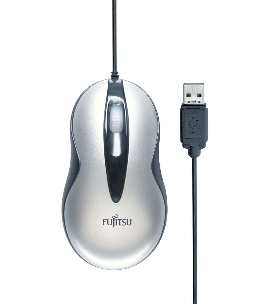 Fujitsu MC100 mouse USB Type-A Optical 1000 DPI