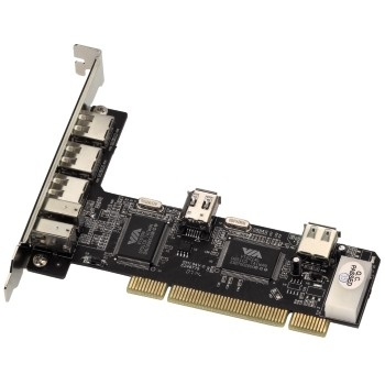 Hama USB 2.0 + IEEE 1394 FireWire Combo Card, PCI