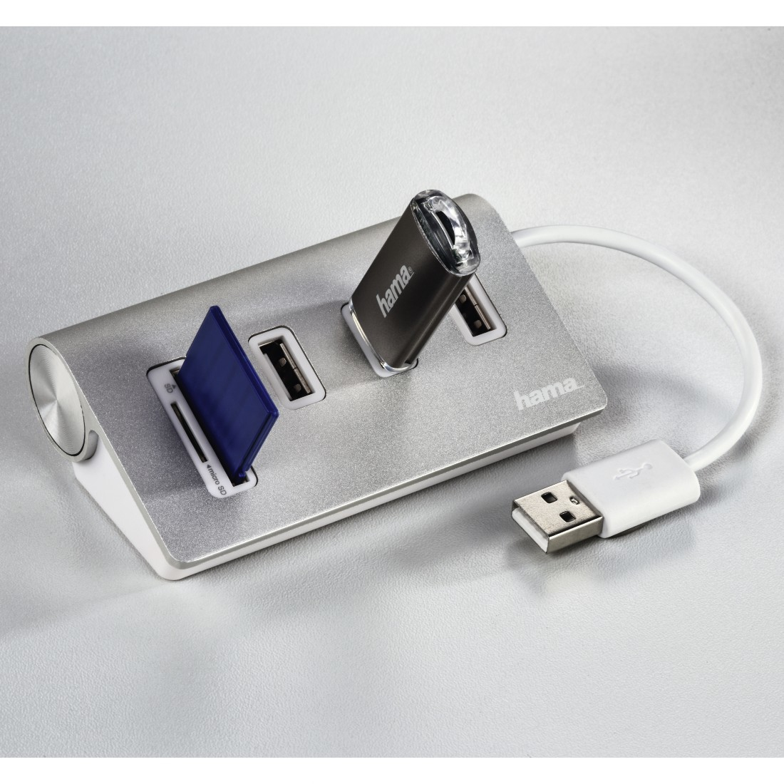Hama 00054142 card reader USB 2.0 Silver – image 2